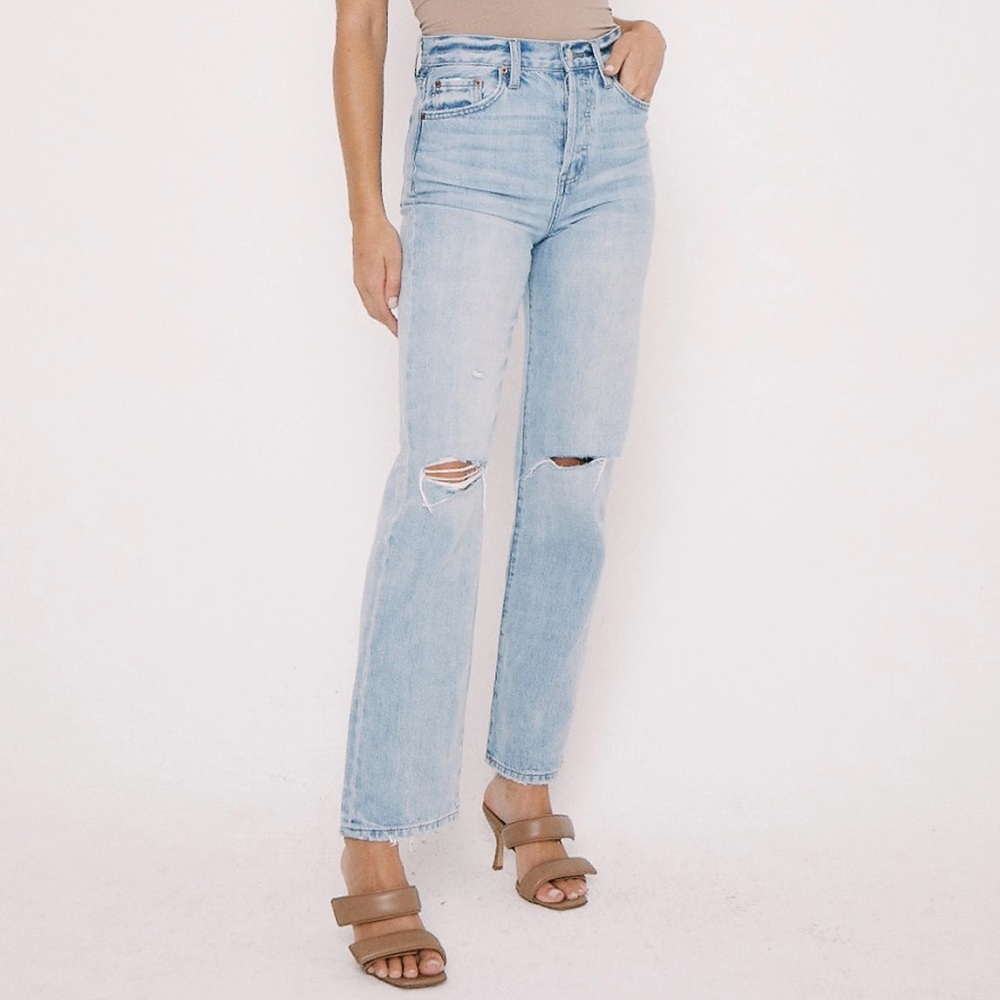 PISTOLA Cassie Super High Rise Straight Jean